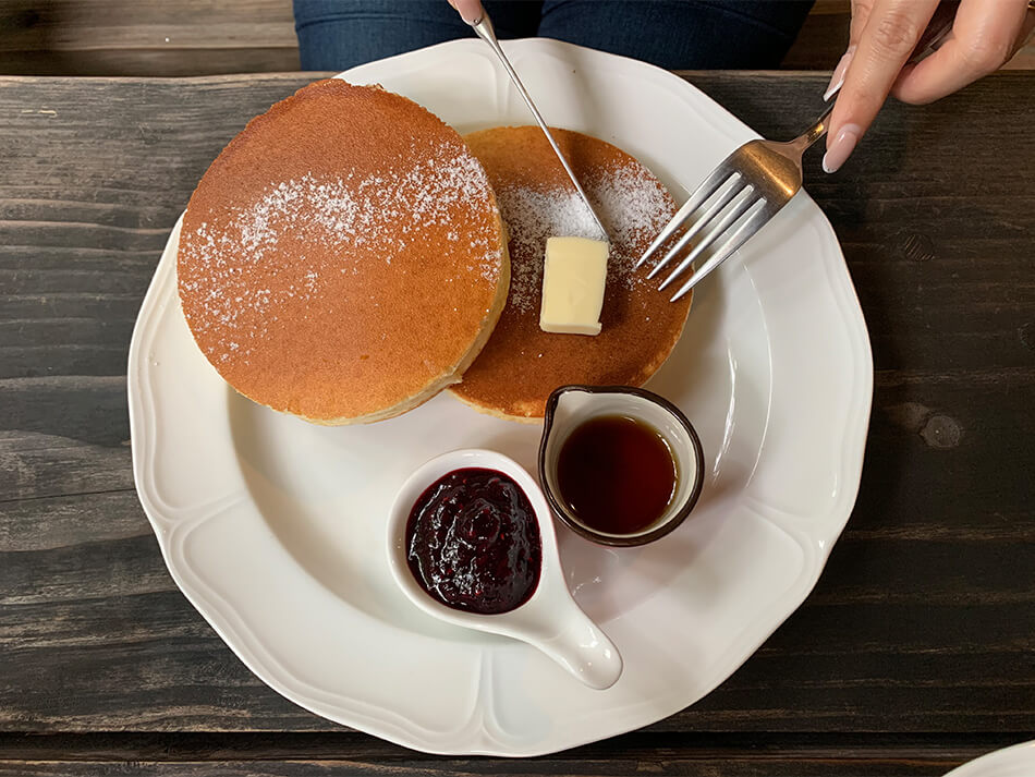 『離山房』のパンケーキ