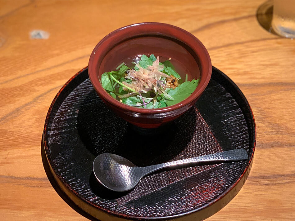 焼きおにぎり茶漬け