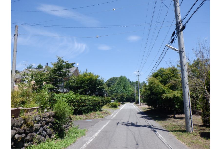 東側前面道路(南→北)