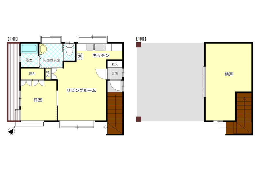 別棟：間取り図